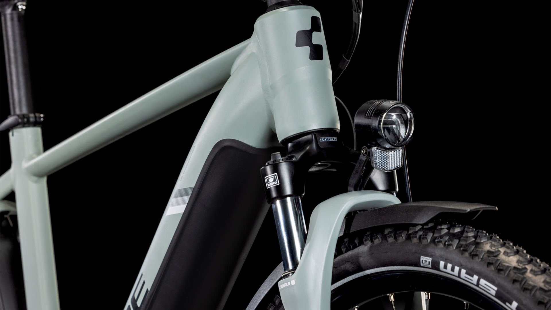 CUBE NURIDE HYBRID PERFORMANCE 500 ALLROAD 28 electric bike - swampgrey´n´black - CUBE - Evelostore