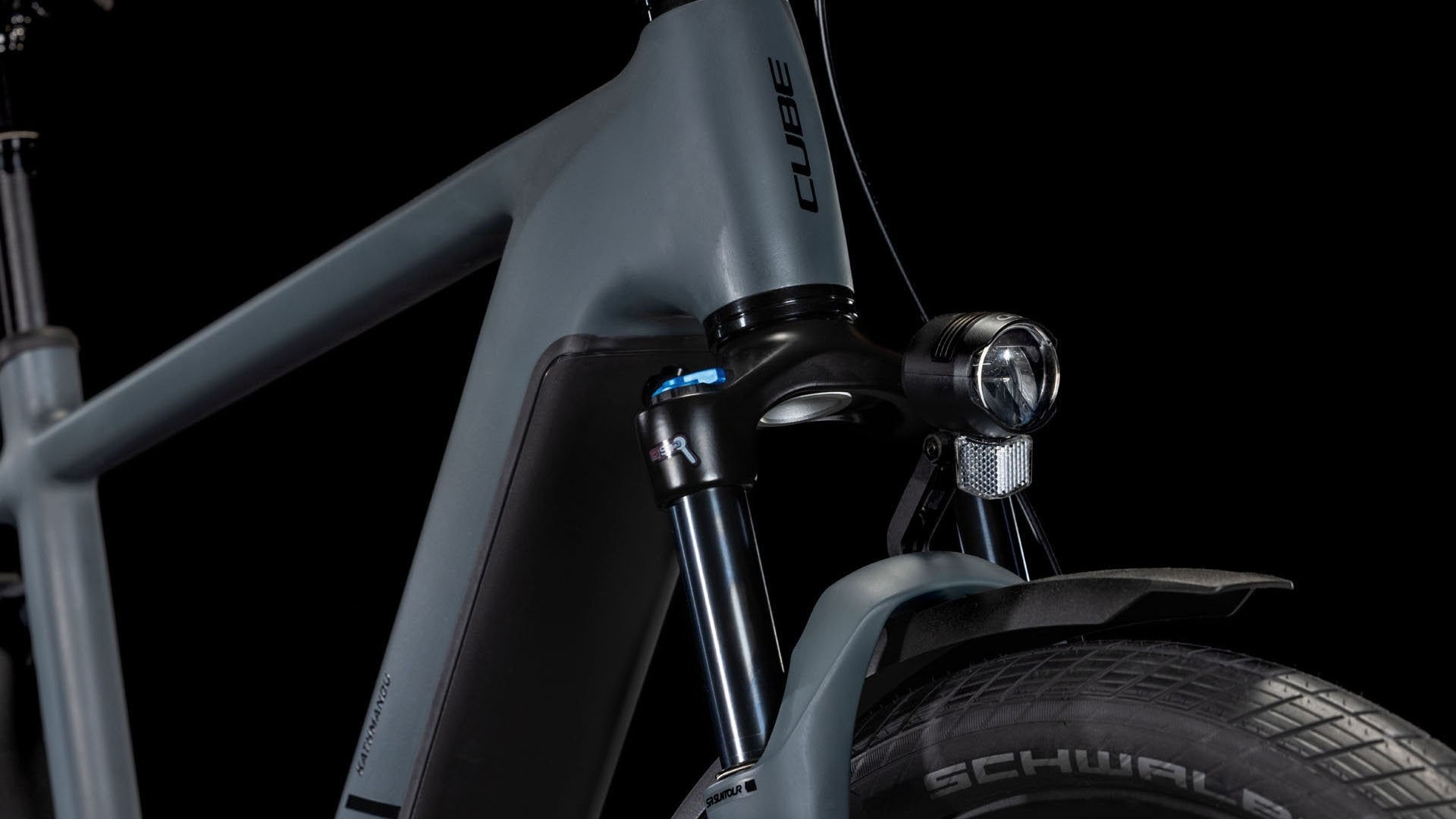 CUBE KATHMANDU HYBRID ONE 800 28 electric bike - shadowgrey´n´black - CUBE - Evelostore