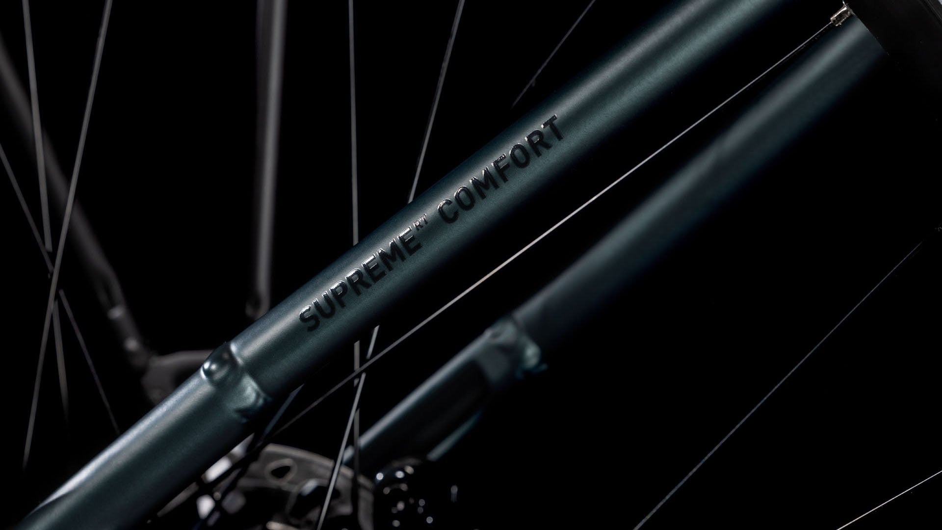 CUBE SUPREME RT HYBRID COMFORT EX 500 28 electric bike - viridian´n´black - CUBE - Evelostore
