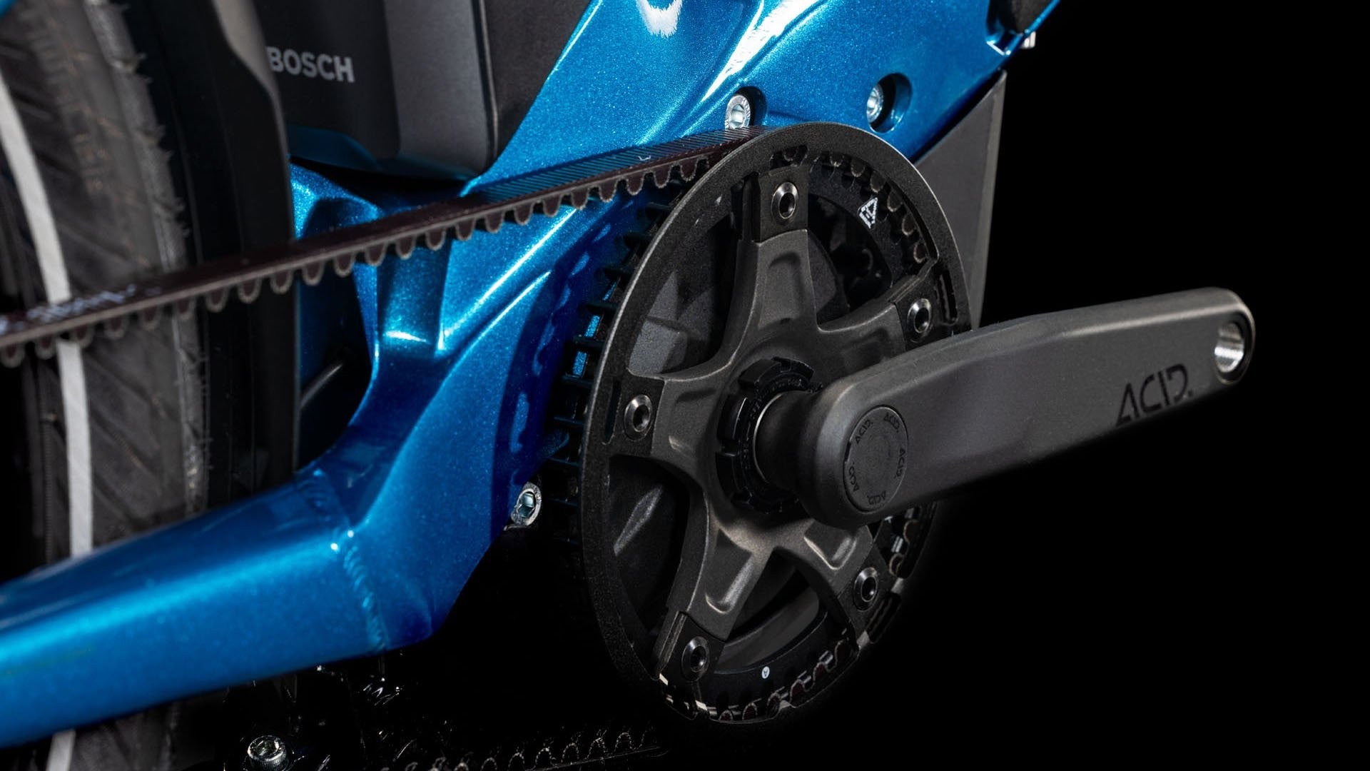 CUBE FOLD HYBRID COMFORT 500 20 electric folding bike - electricblue´n´reflex - CUBE - Evelostore