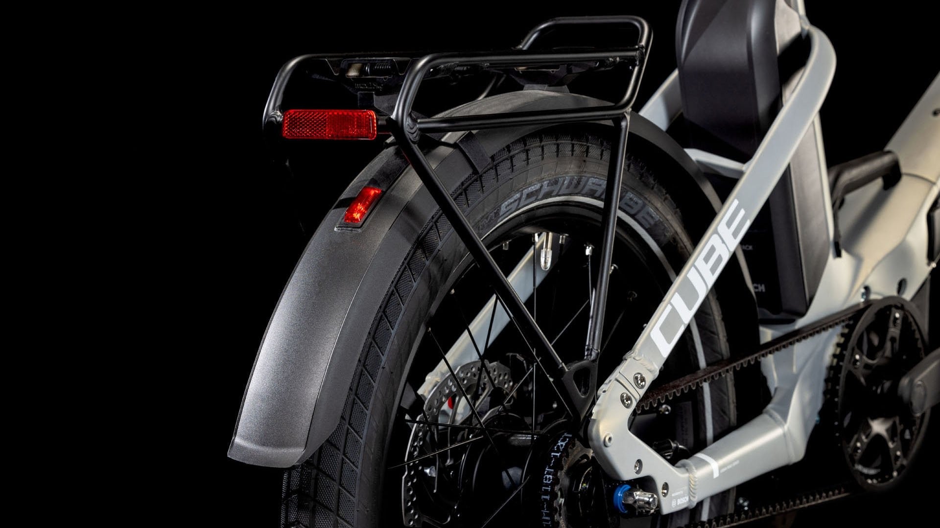 CUBE FOLD HYBRID COMFORT 500 20 electric folding bike - pearlysilver´n´white - CUBE - Evelostore