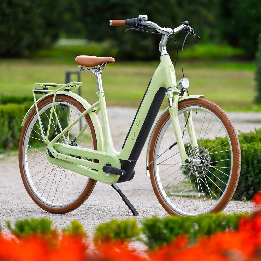 CUBE ELLA HYBRID 500 28 electric bike - matchagreen´n´green - CUBE - Evelostore