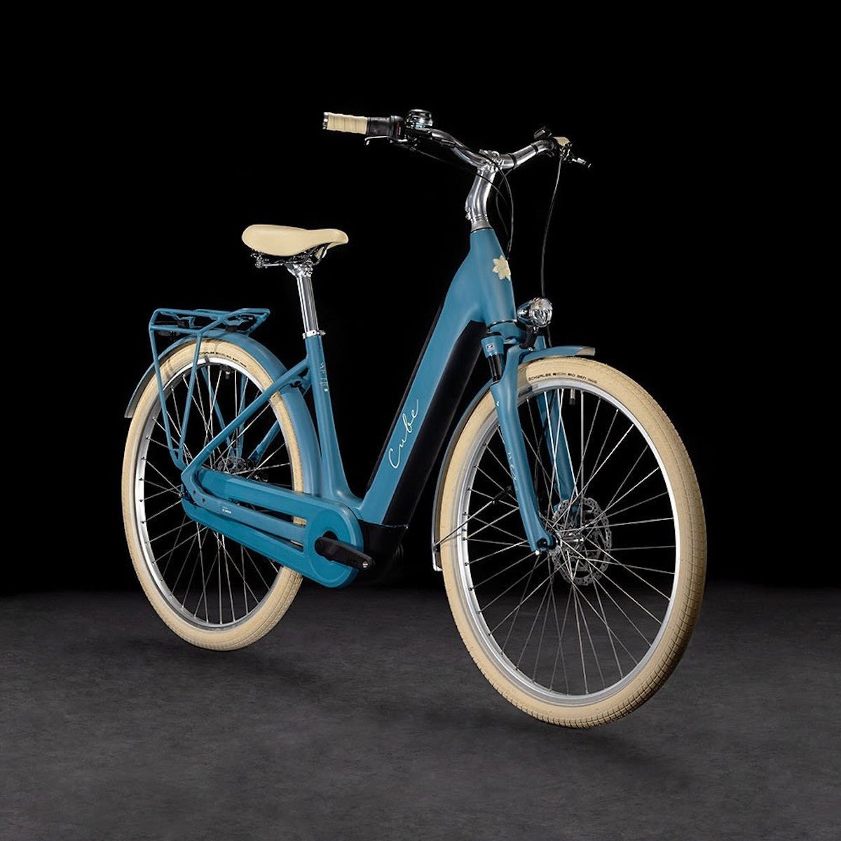CUBE ELLA HYBRID 500 28 electric bike - sphereblue´n´creme - CUBE - Evelostore