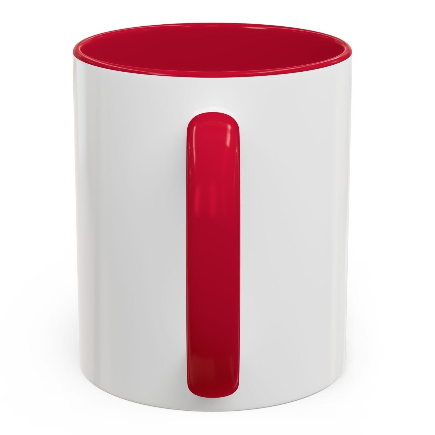 STIRNU BUKS ceramic mug with colourful inside and handle – red - ELEVEN SPORTSWEAR - Evelostore