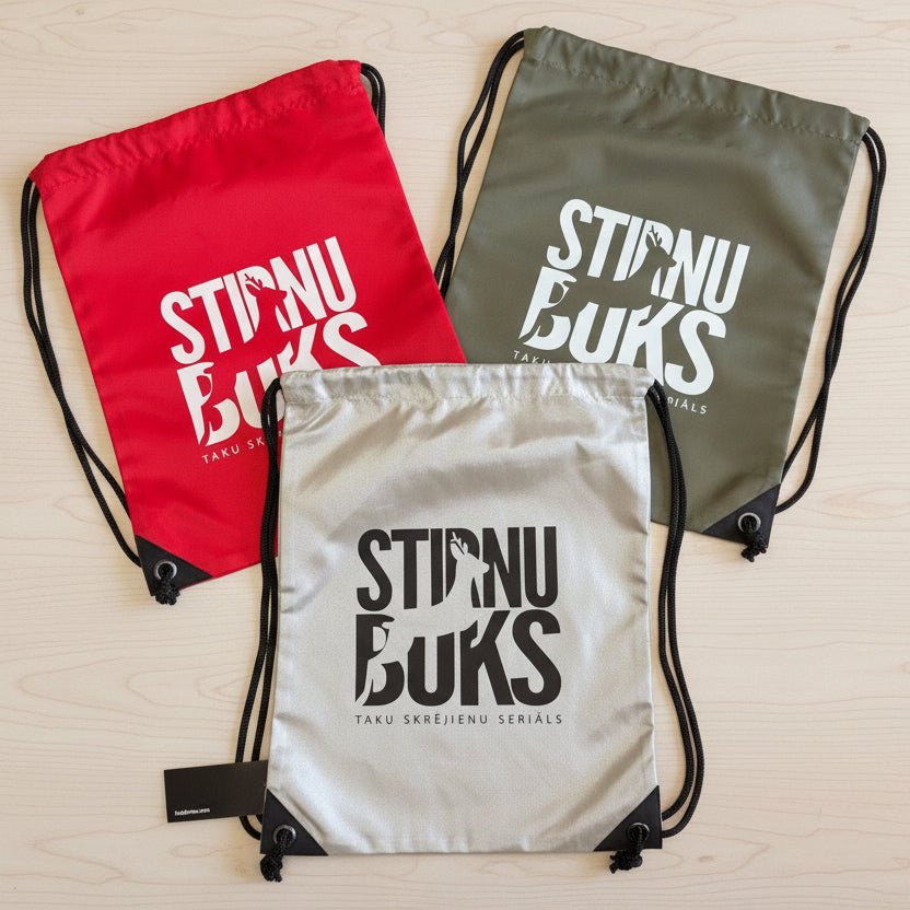 STIRNU BUKS drawstring bag 11L - silver - ELEVEN SPORTSWEAR - Evelostore
