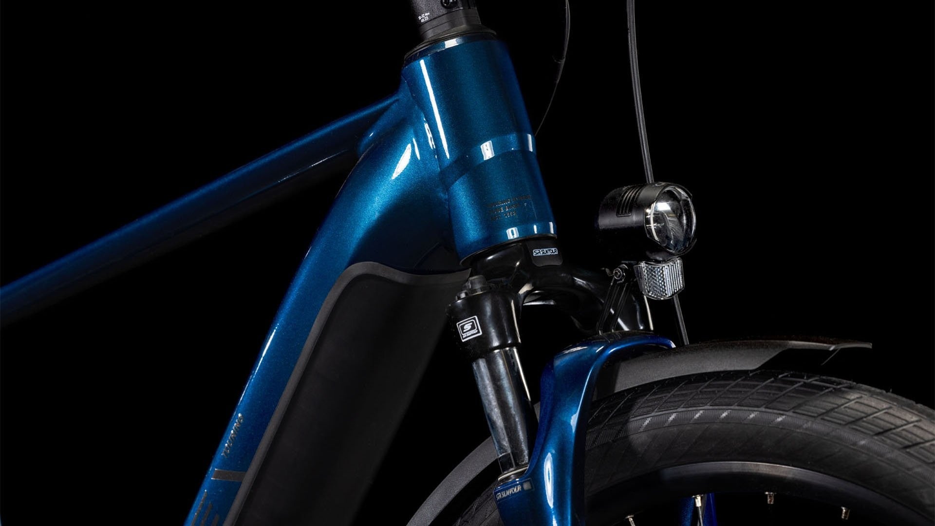 CUBE TOURING HYBRID ONE 500 28 electric bike - deepsea´n´chrome - CUBE - Evelostore