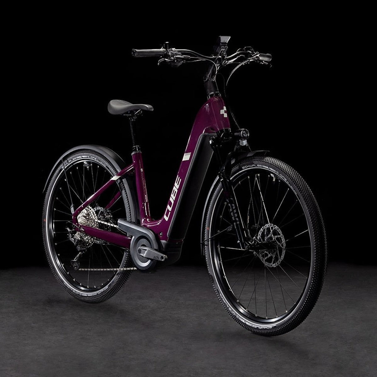 CUBE NURIDE HYBRID SLX 800 ALLROAD 28 electric bike - amarone´n´lunar - CUBE - Evelostore