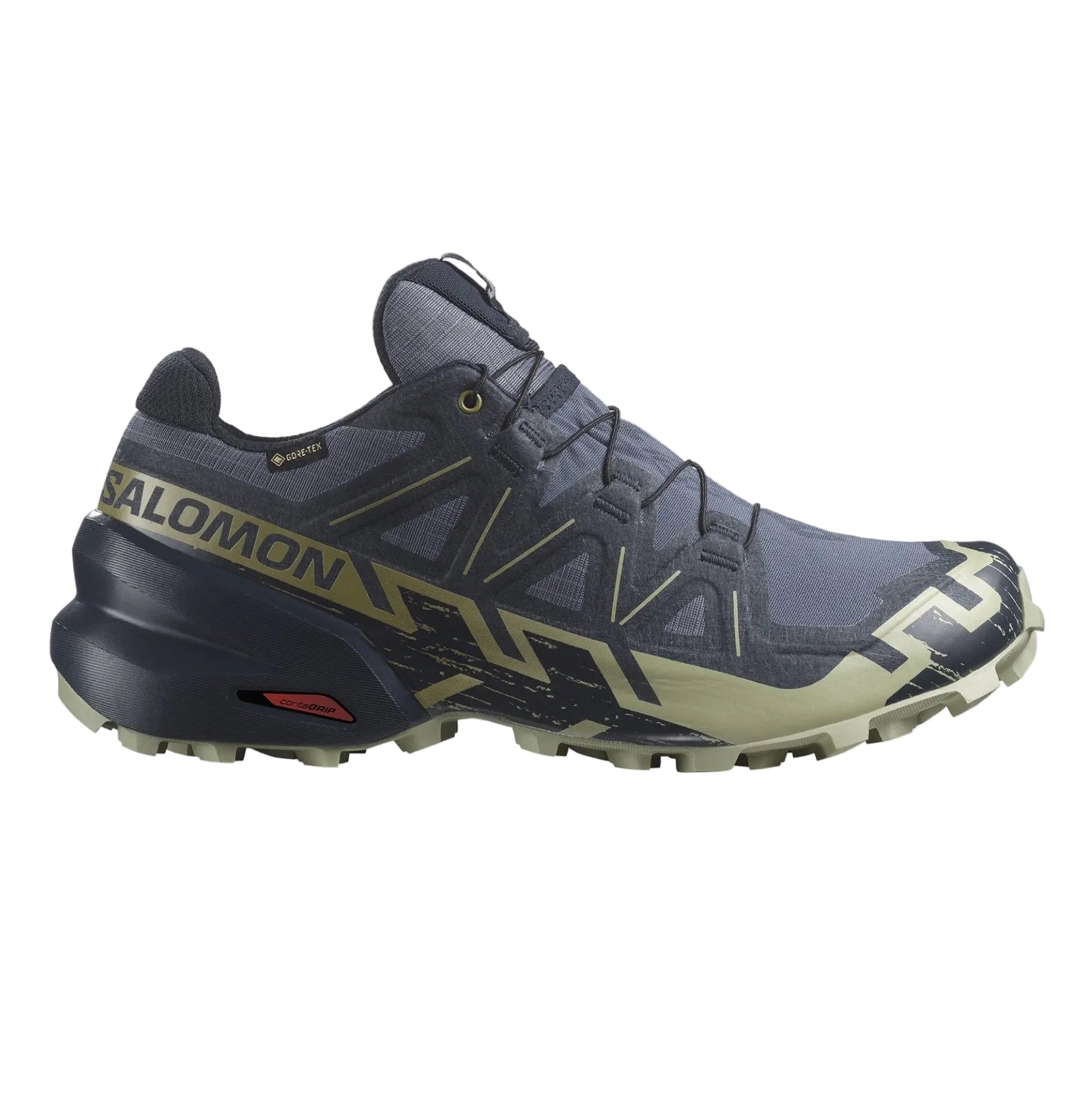 SALOMON SPEEDCROSS 6 GORE - TEX trail running shoes - blue/green - SALOMON - Evelostore