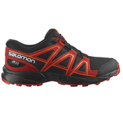 SALOMON SPEEDCROSS CSWP J trail running shoes - black/red/orange - SALOMON - Evelostore
