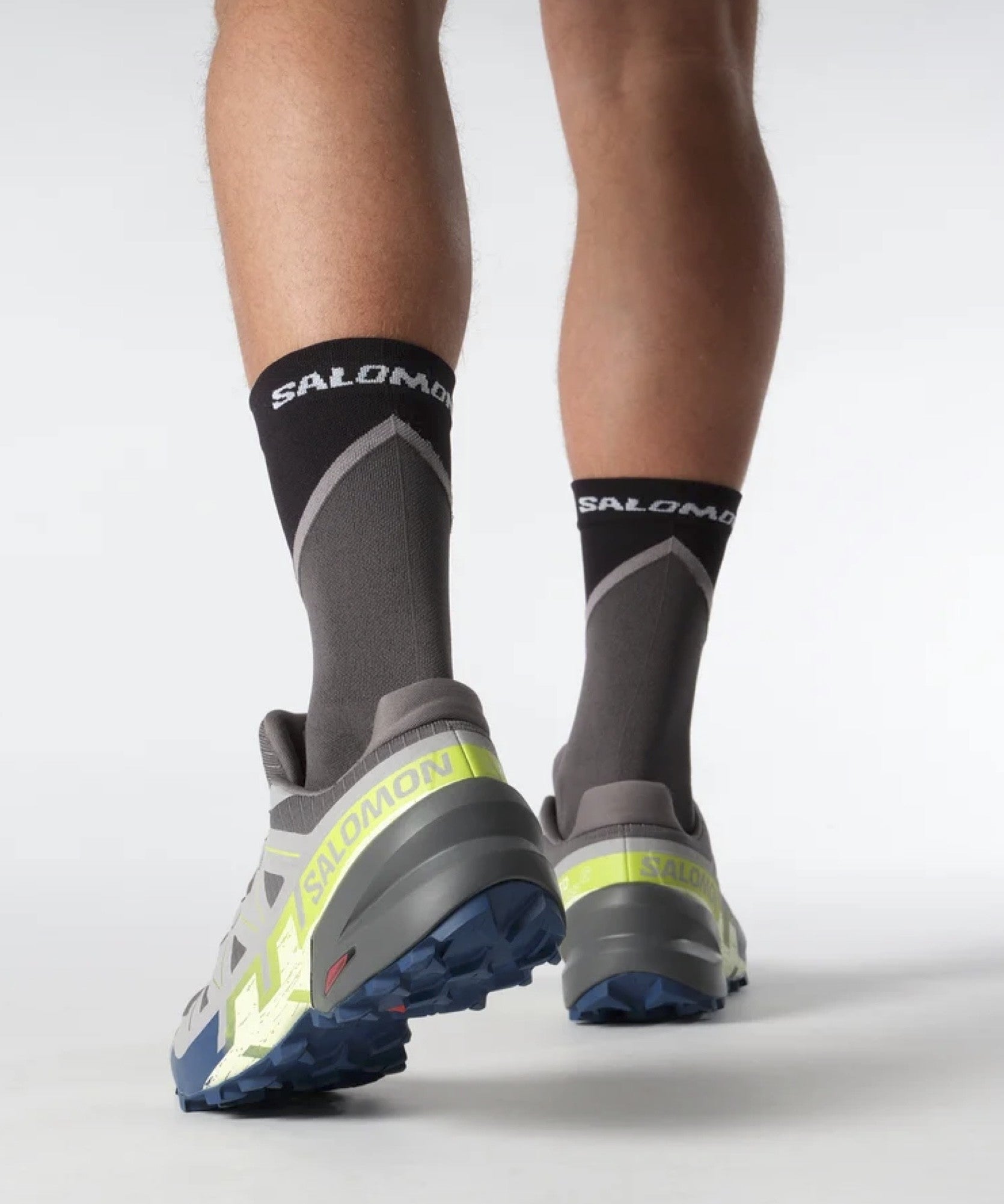 SALOMON SPEEDCROSS 6 trail running shoes - grey/green