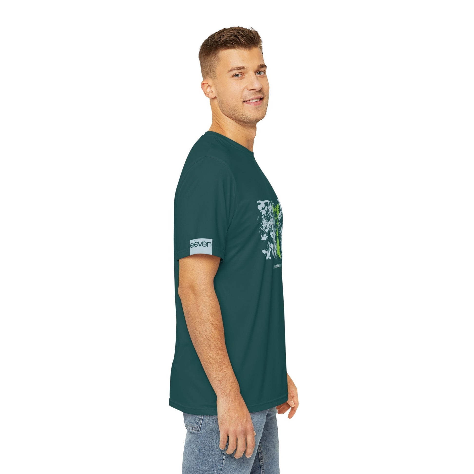 ELEVEN SPORTSWEAR classic sports t-shirt STIRNU BUKS 11TH - dark green - ELEVEN SPORTSWEAR - Evelostore