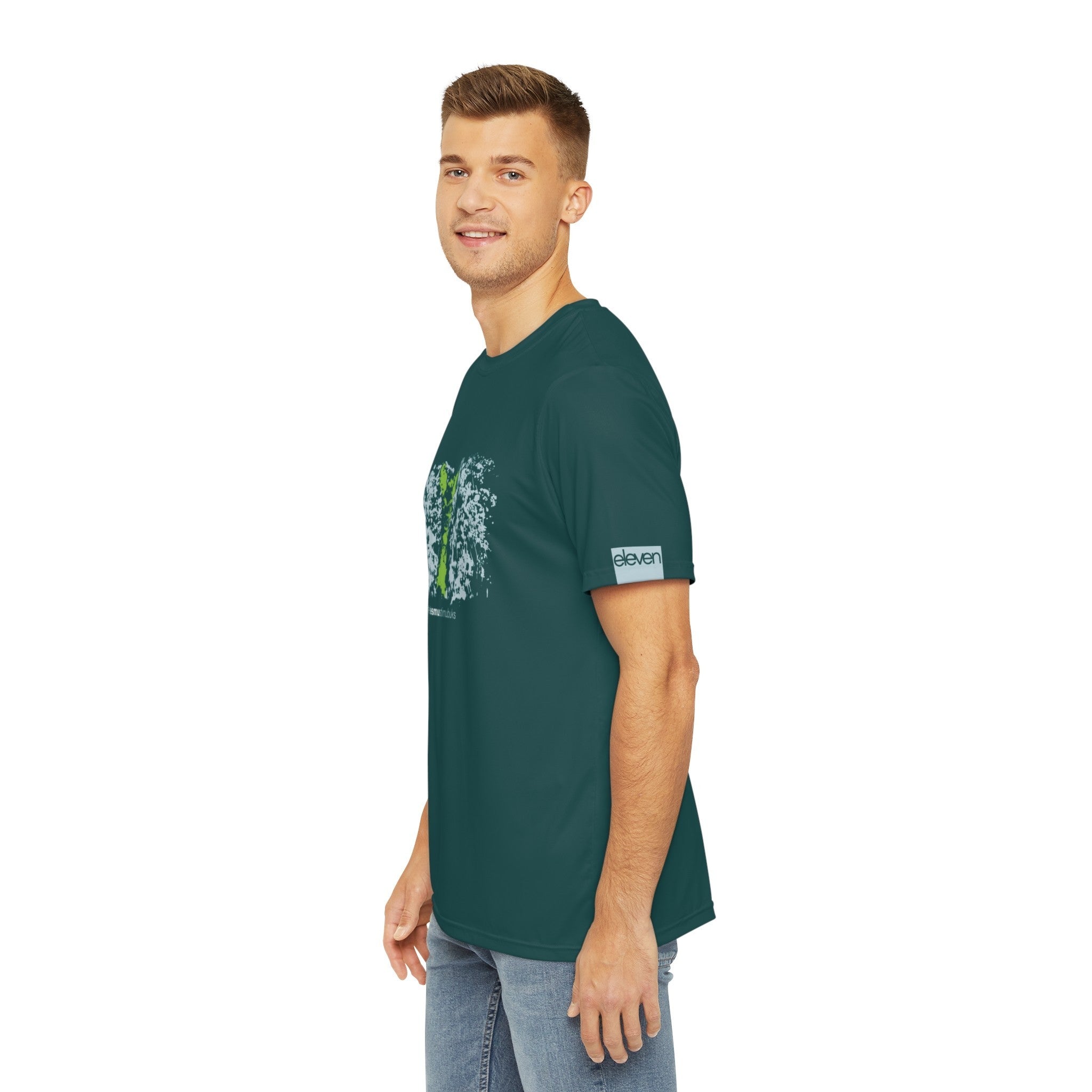 ELEVEN SPORTSWEAR classic sports t-shirt STIRNU BUKS 11TH - dark green - ELEVEN SPORTSWEAR - Evelostore