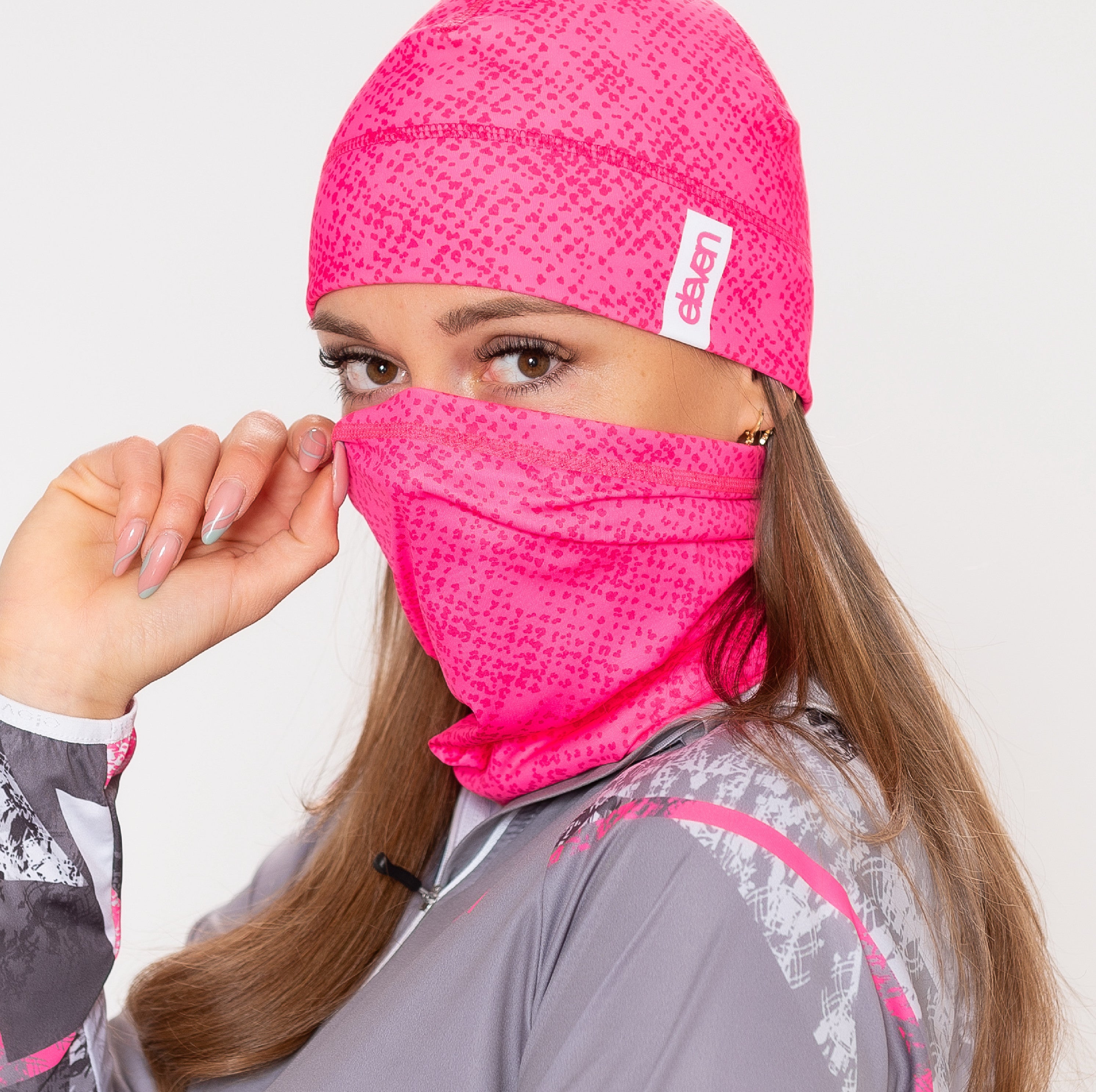 ELEVEN SPORTSWEAR Wielofunkcyjny szalik SCREEN różowy