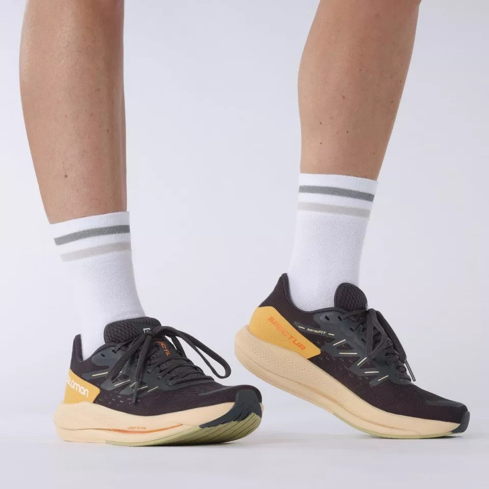 SALOMON SPECTUR W trailsko til løb – grå/peach/orange