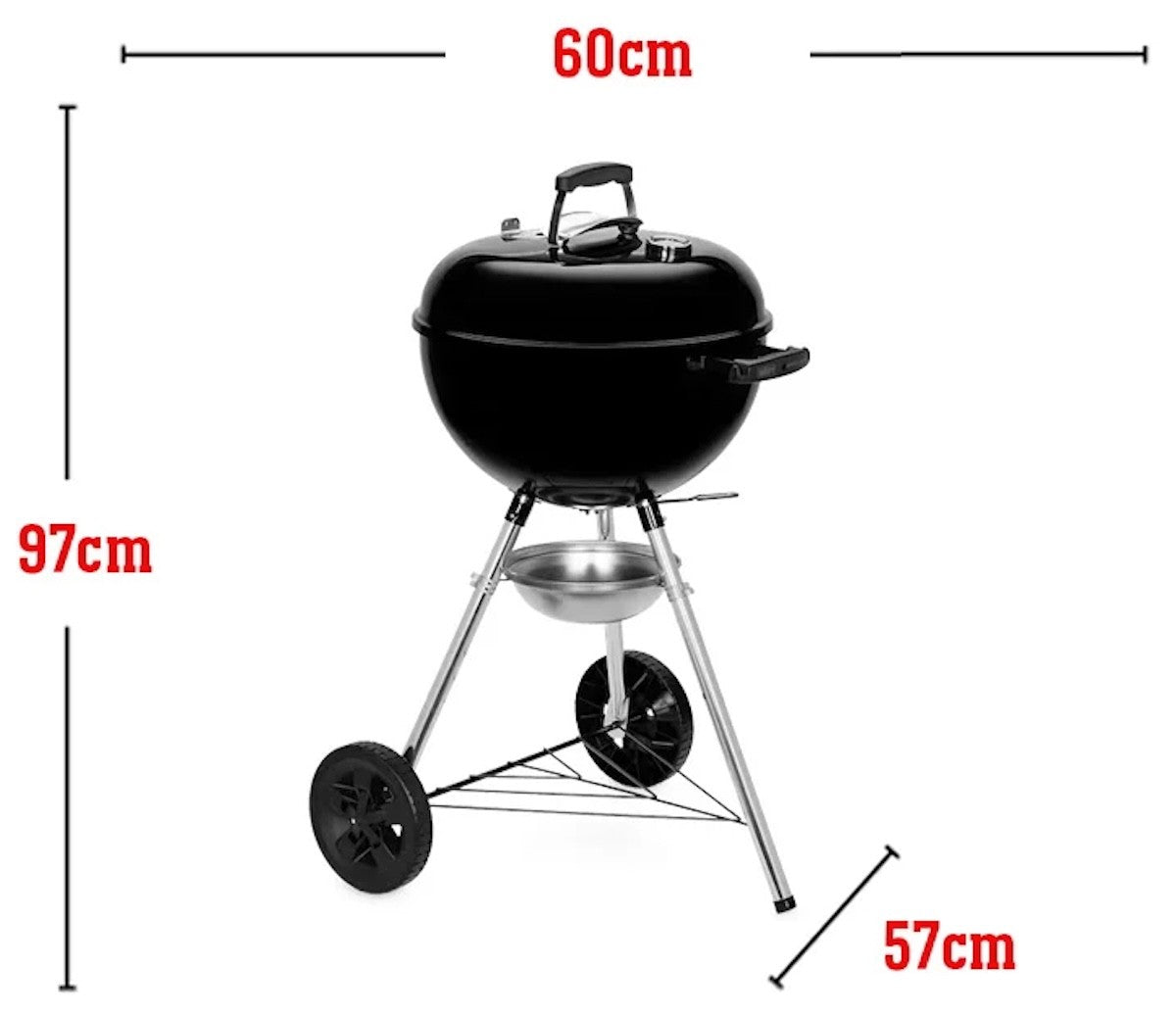 WEBER ORIGINAL KETTLE® E-4710 Ogļu grils Ø 47 cm, 13101004
