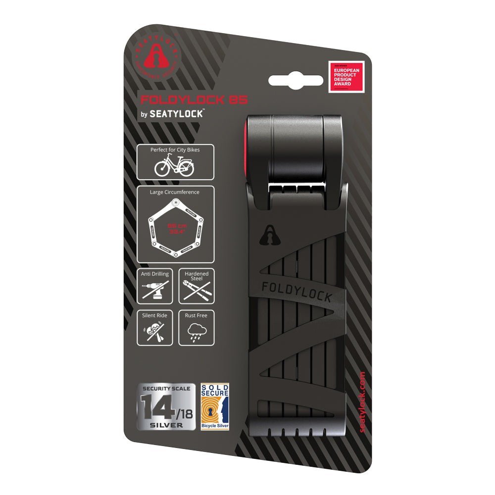 SEATYLOCK FOLDYLOCK bike lock - 85 cm - SEATYLOCK - Evelostore