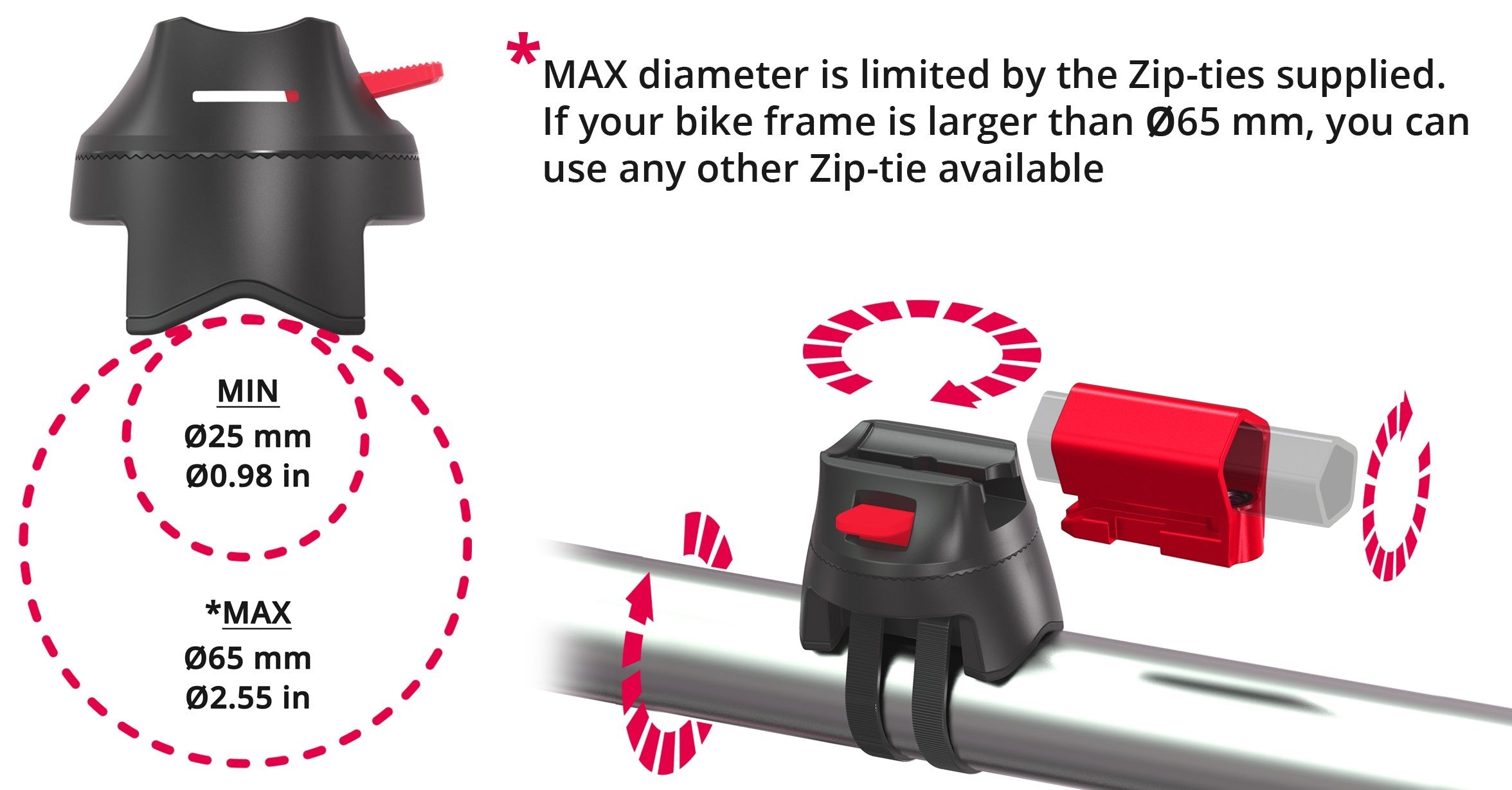 SEATYLOCK mounting bracket (Mason U - Locks) - SEATYLOCK - Evelostore