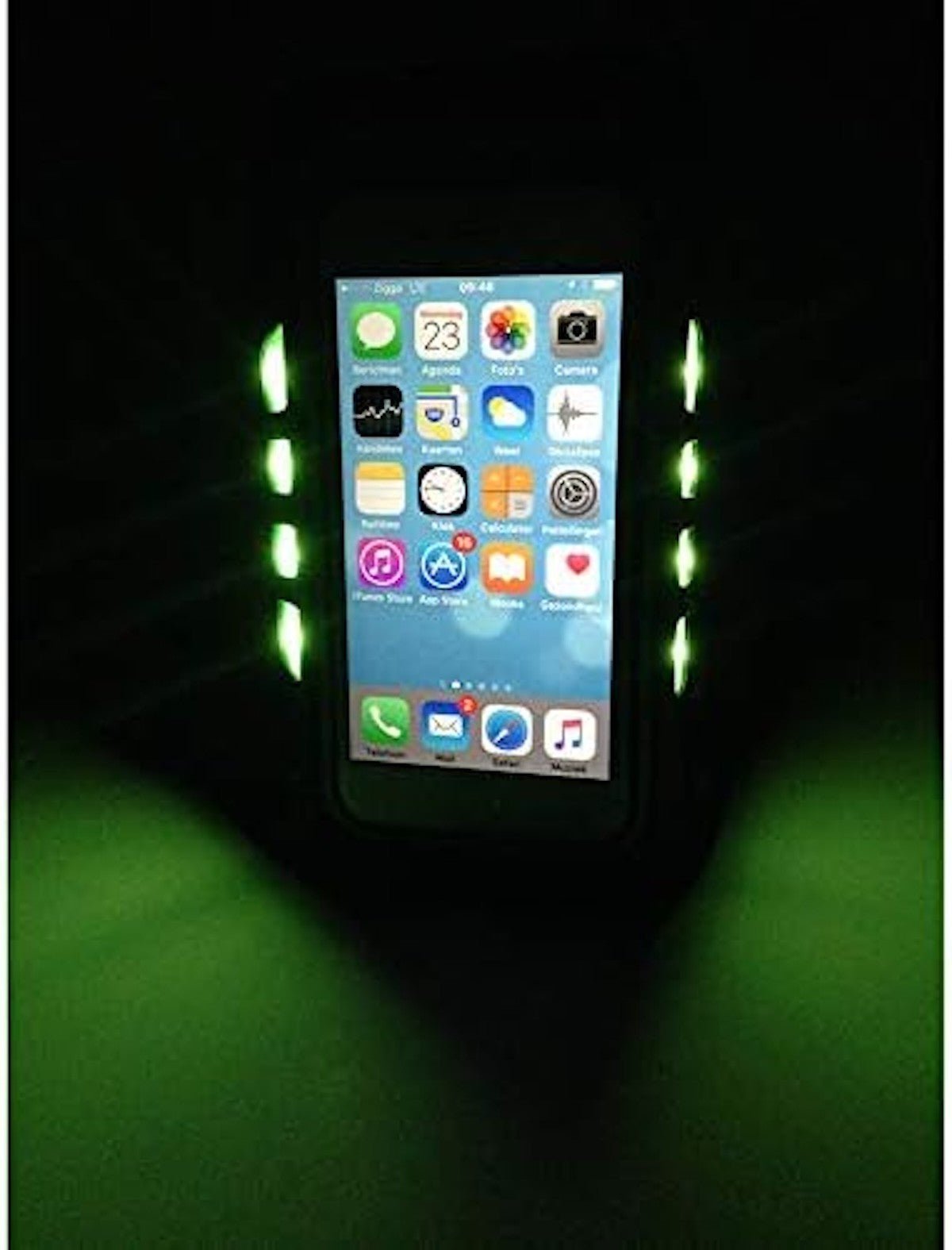 TUNTURI LED phone holder around the arm - yellow - TUNTURI - Evelostore