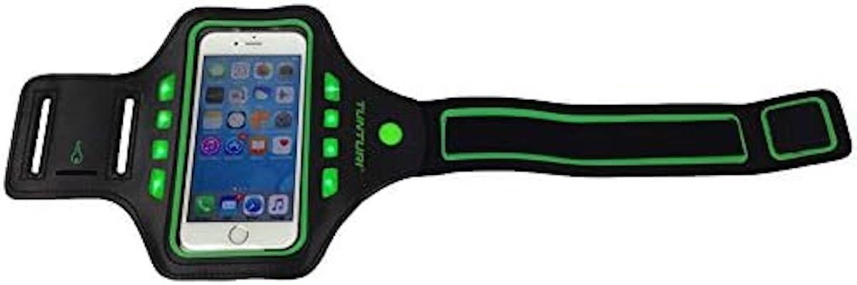 TUNTURI LED phone holder around the arm - yellow - TUNTURI - Evelostore
