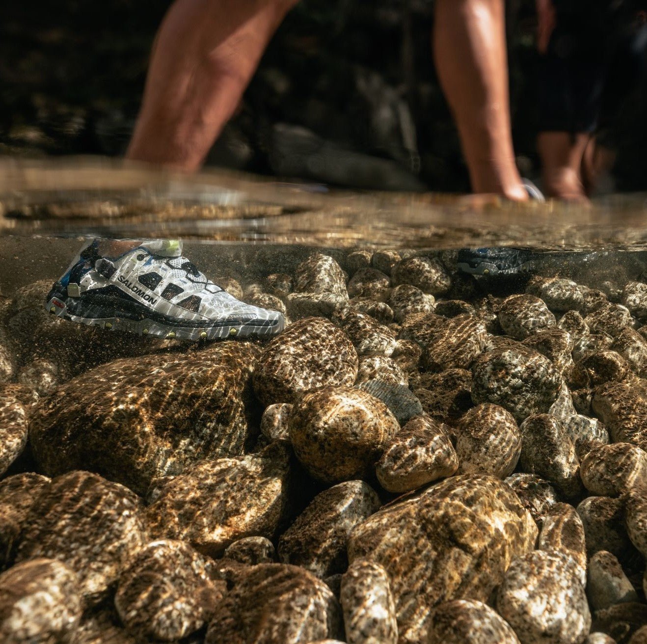 SALOMON TECHAMPHIBIAN 5 hiking shoes - black - SALOMON - Evelostore