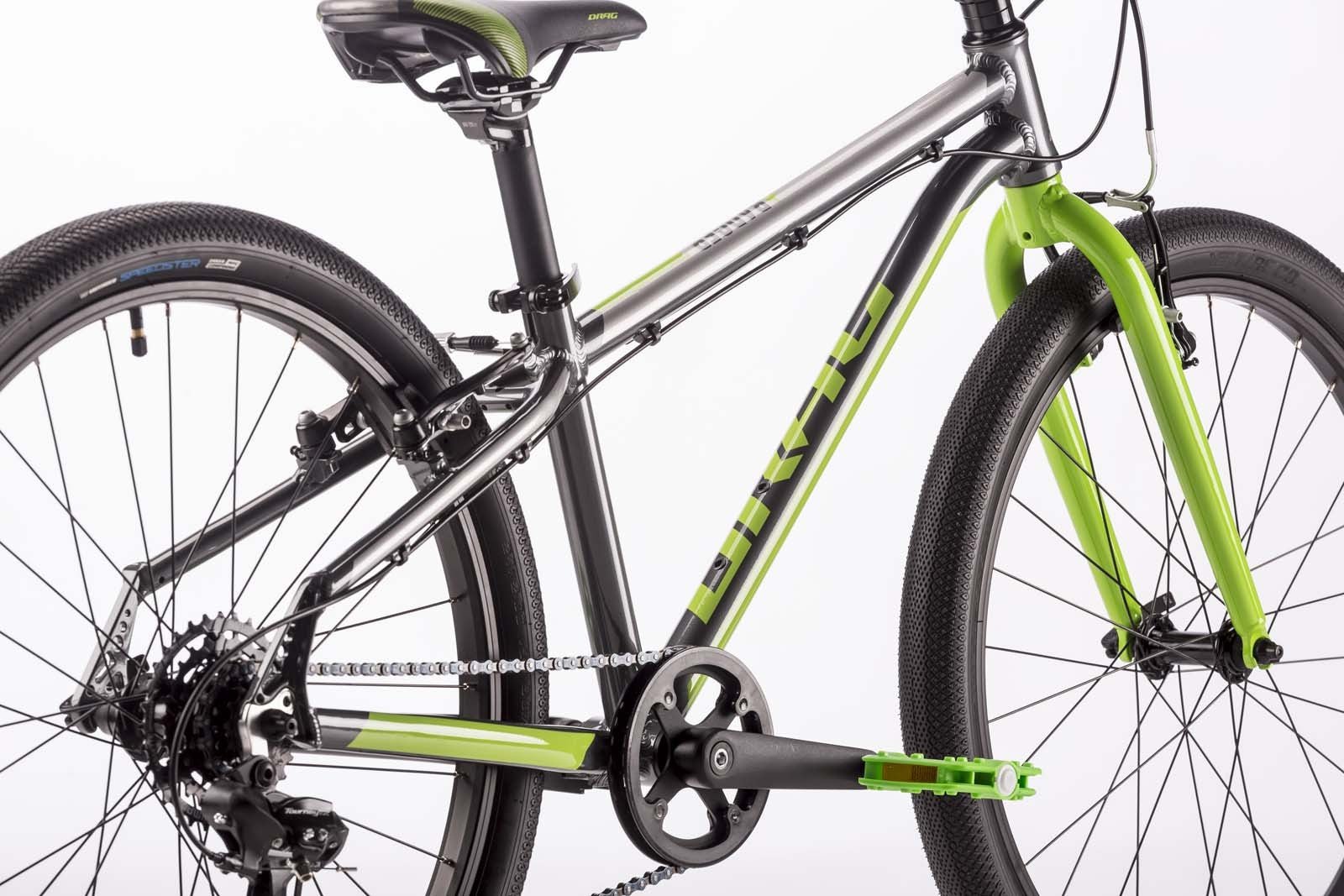 DRAG BADGER LITE 24 kids bike - grey/green - DRAG - Evelostore