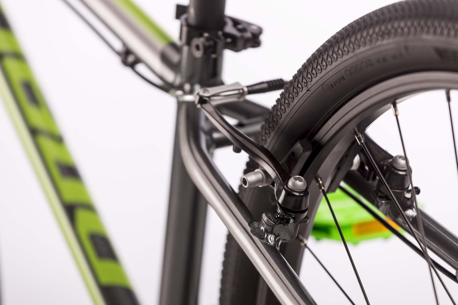 DRAG BADGER LITE 24 kids bike - grey/green - DRAG - Evelostore