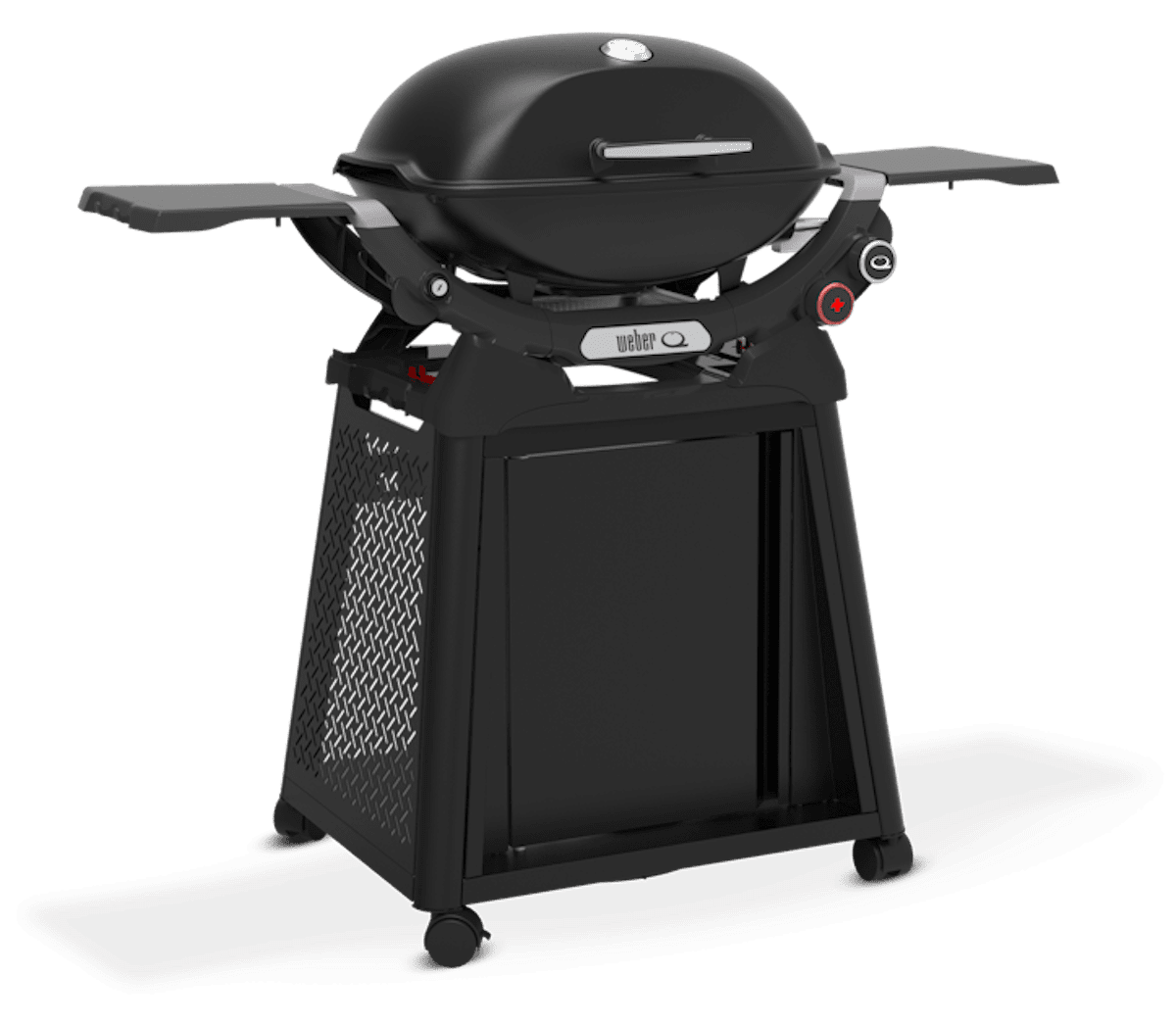 WEBER Q 2800N+ Gas Grill with Side Tables and Premium Cart – 1501125 - WEBER - Evelostore