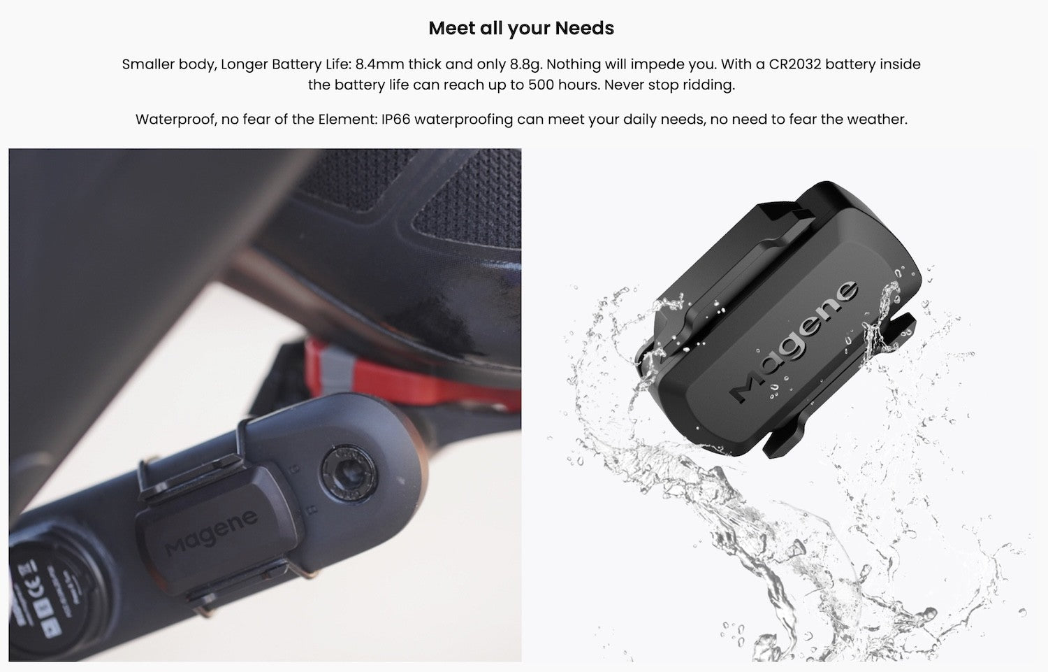 MAGENE S3+ speed/cadence dual mode sensor - MAGENE - Evelostore