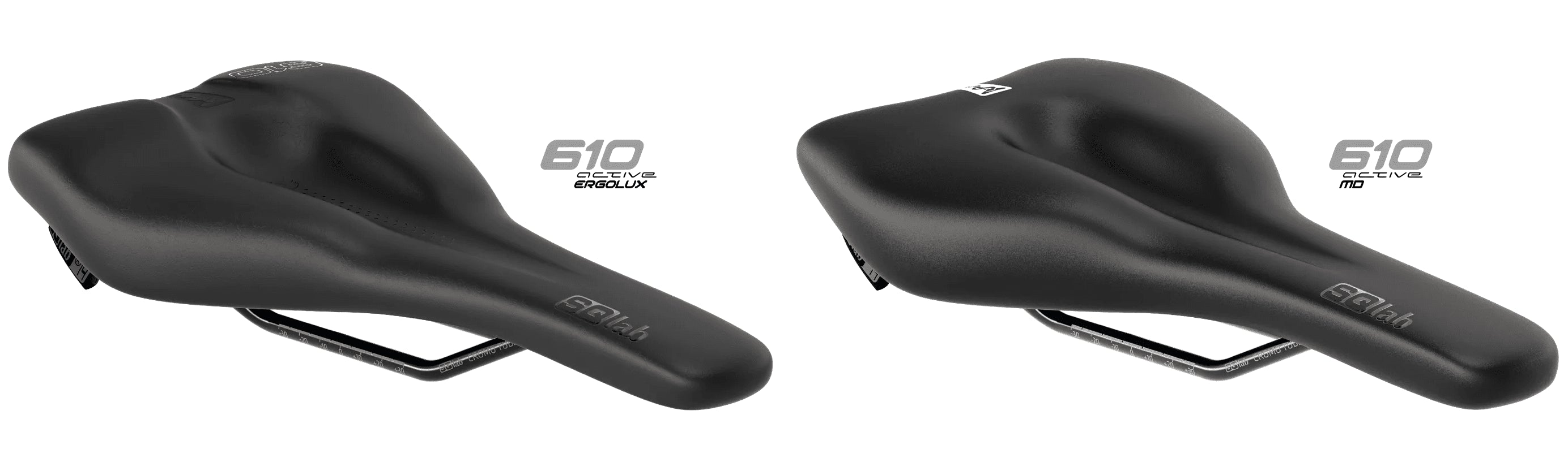 SQLAB 610 INFINERGY M - D ACTIVE 2.1 15 cm saddle - black - SQLAB - Evelostore