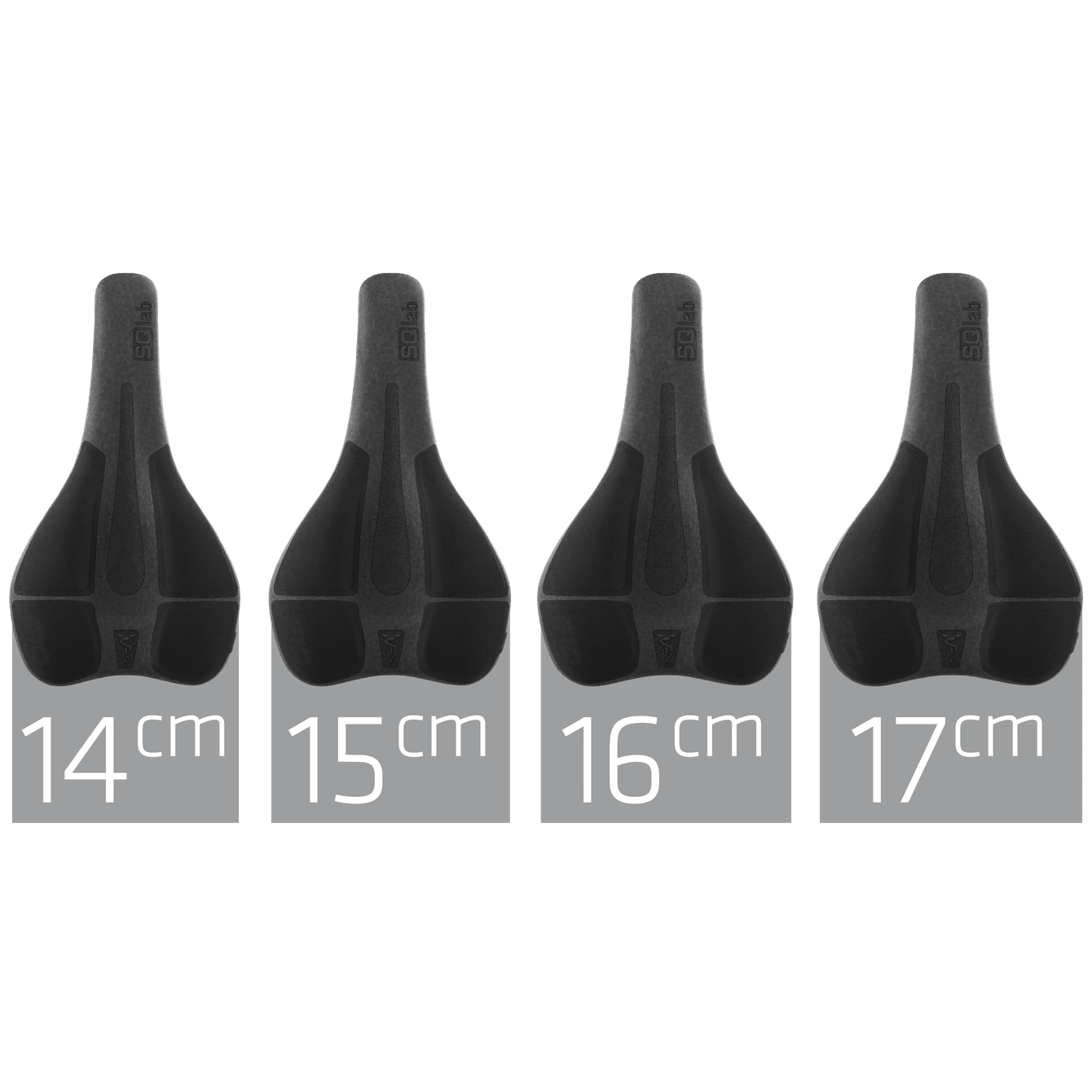 SQLAB 610 INFINERGY M - D ACTIVE 2.1 15 cm saddle - black - SQLAB - Evelostore