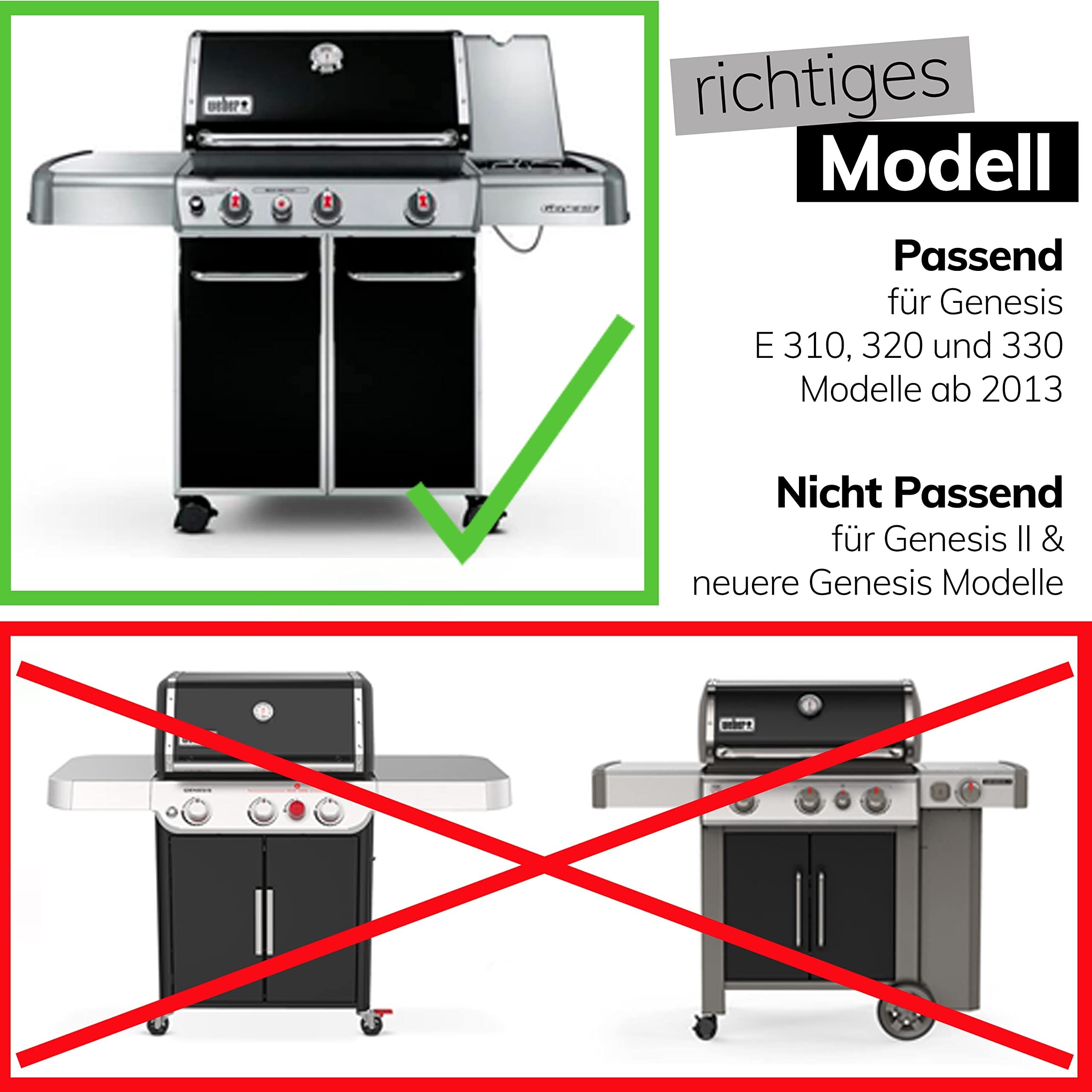 WEBER KNOBS - GENESIS 300 SERIES, 89042 - WEBER - Evelostore