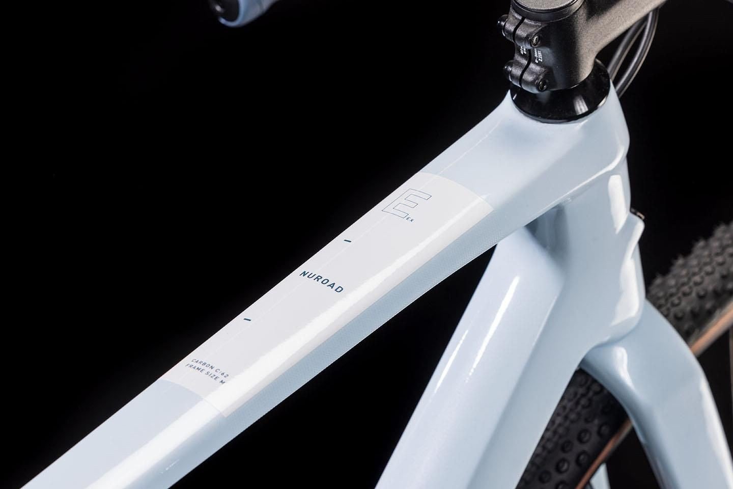 CUBE NUROAD C:62 EX 28 gravel bike - frostwhite´n´white - CUBE - Evelostore