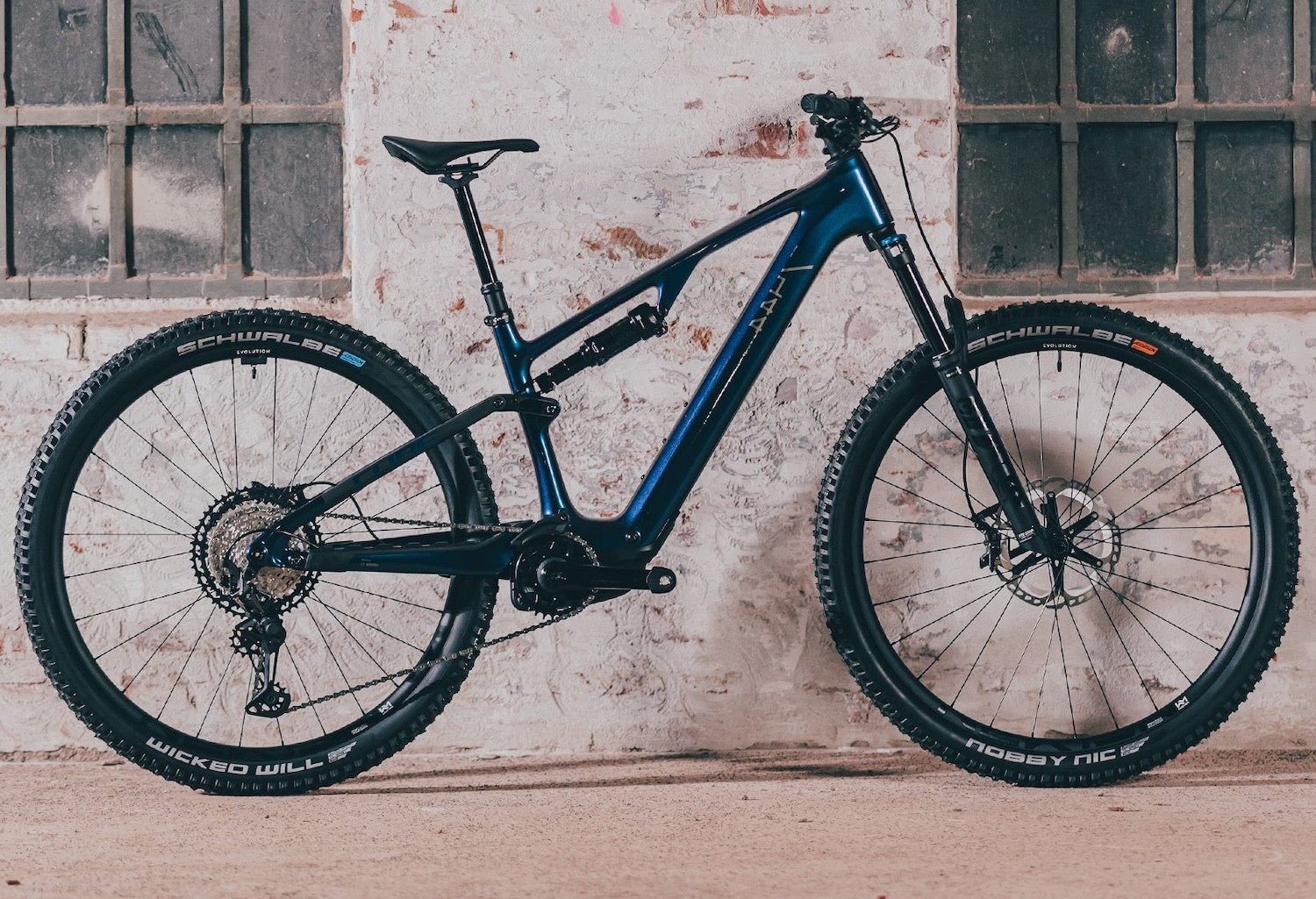 CUBE AMS HYBRID ONE44 C:68X SLX 400X 29 full suspension bike - deepcobalt´n´black