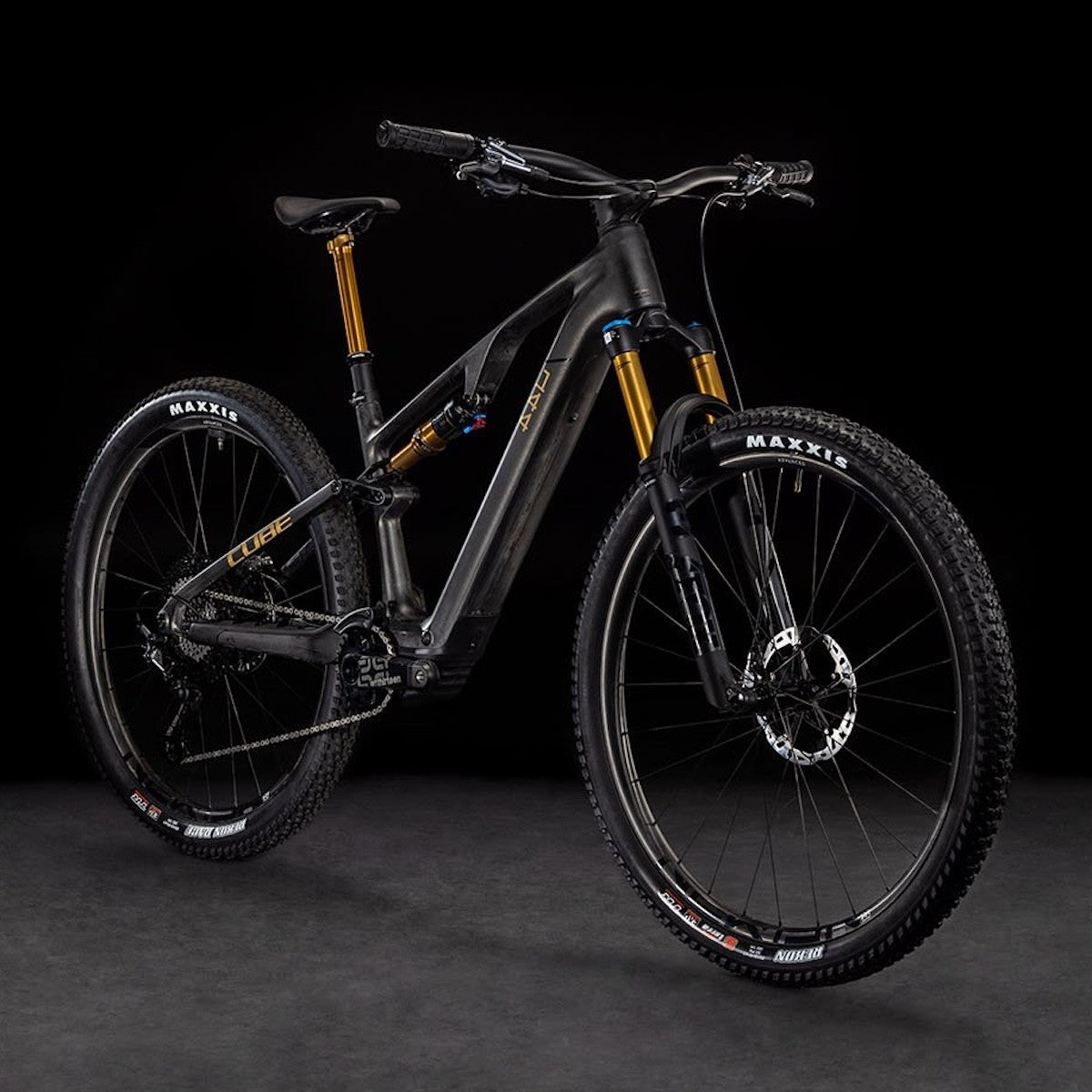 CUBE AMS HYBRID ONE44 C:68X SLT 400X 29 full suspension bike - carbon´n´golddust