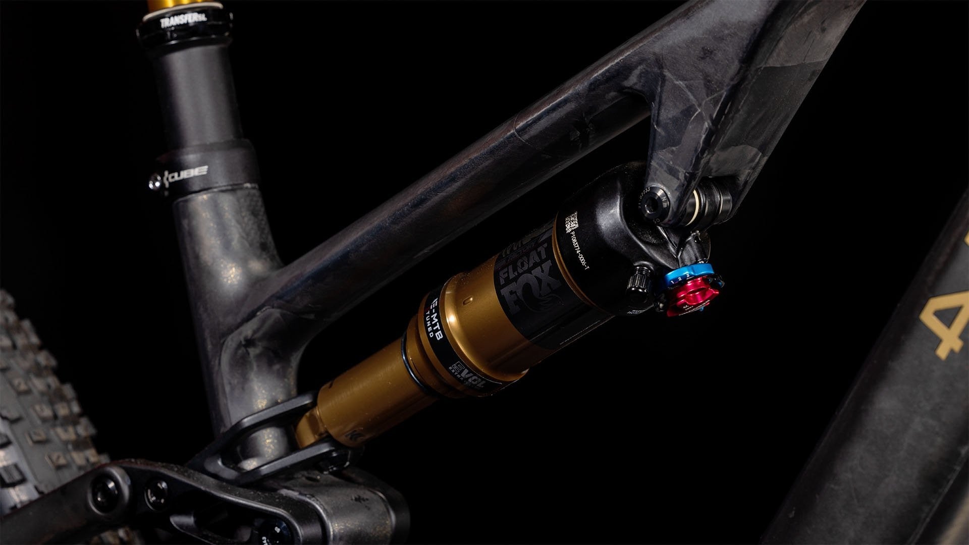 CUBE AMS HYBRID ONE44 C:68X SLT 400X 29 full suspension bike - carbon´n´golddust