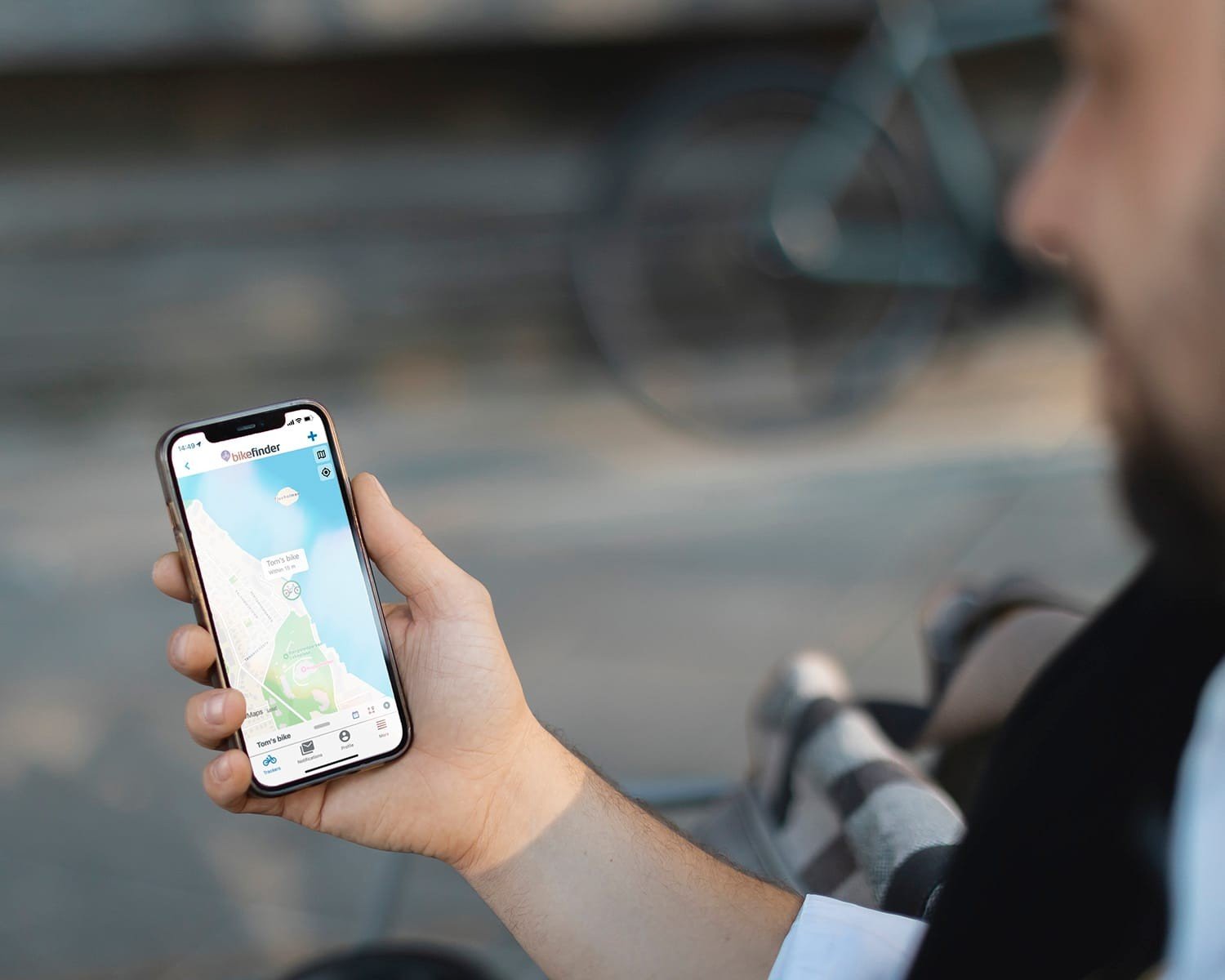 BIKEFINDER Gen2 GPS bike tracker – black - BIKEFINDER - Evelostore