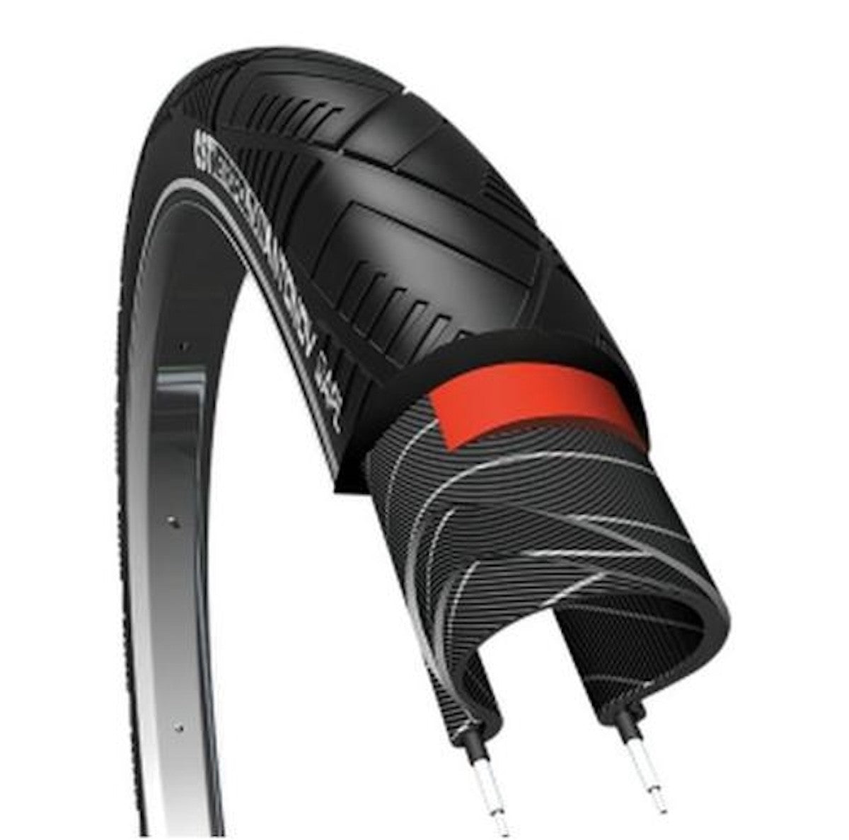 CST METROPOLITAN ANTONOV C1940 28 x 1.75 tire - Black+Reflex - CST - Evelostore