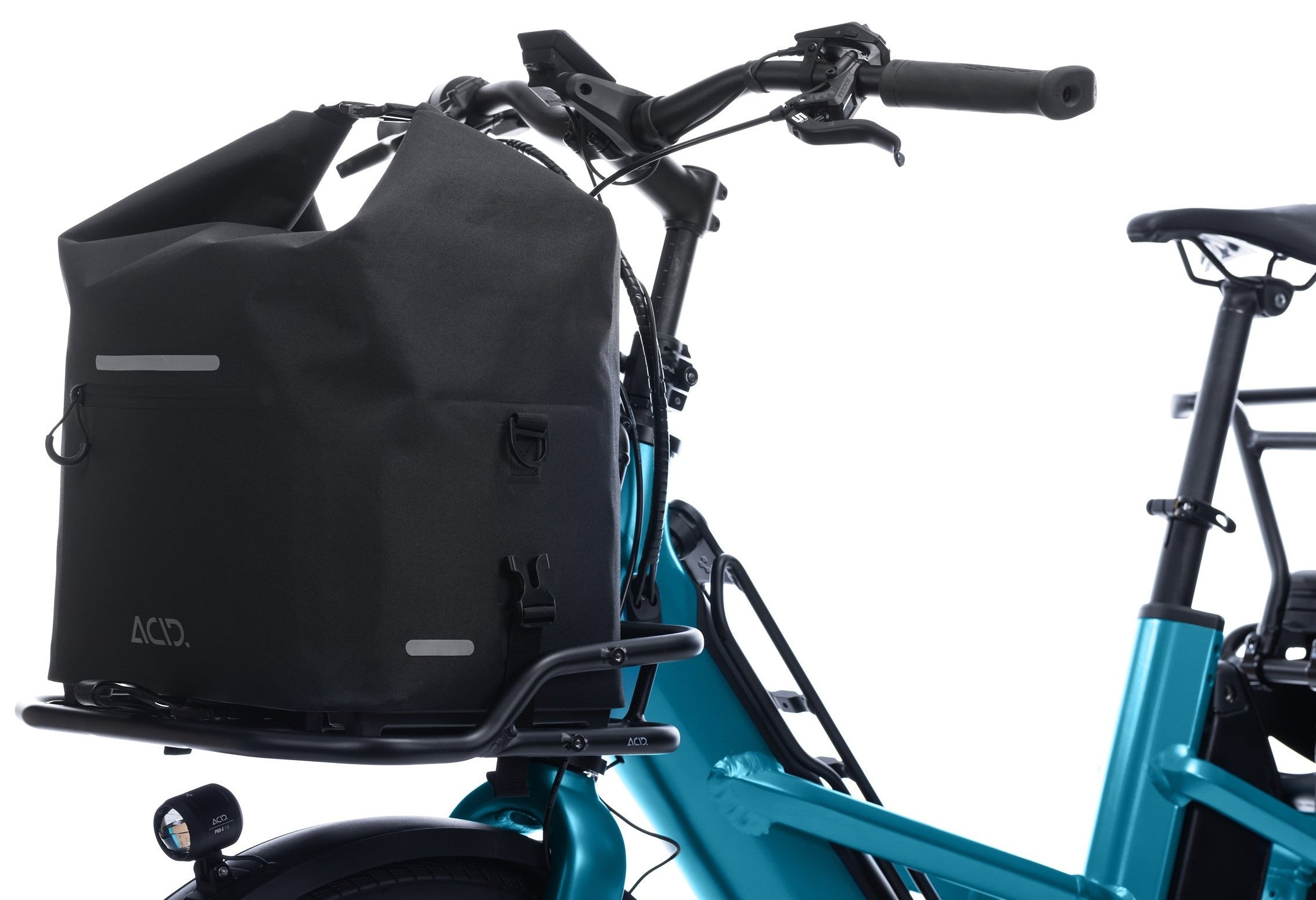 CUBE ACID PRO 40 HIC RILINK front carrier bag - black - ACID - Evelostore