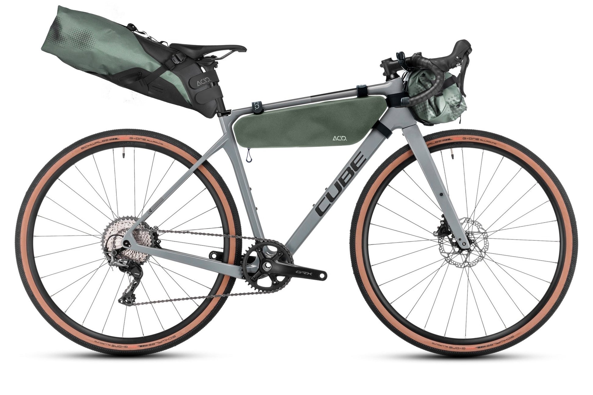 CUBE ACID PACK PRO 9L handlebar bag - green - ACID - Evelostore