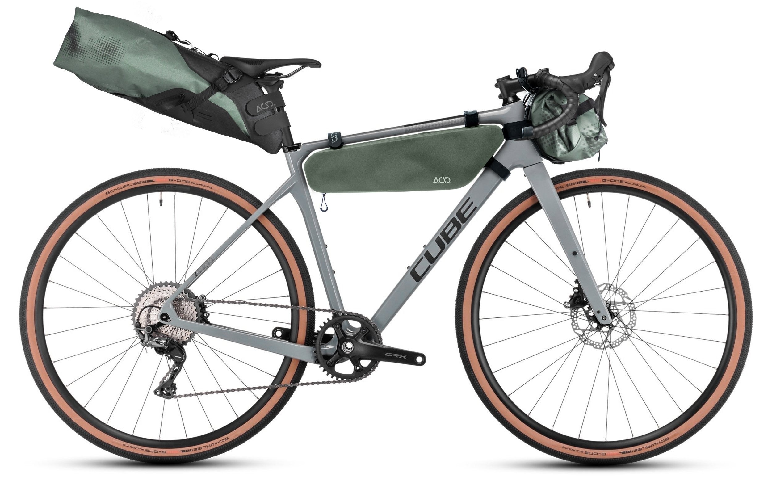 CUBE ACID PACK PRO 15L handlebar bag - green - ACID - Evelostore