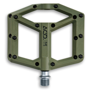 Pédales CUBE ACID FLAT C1-IB - olive