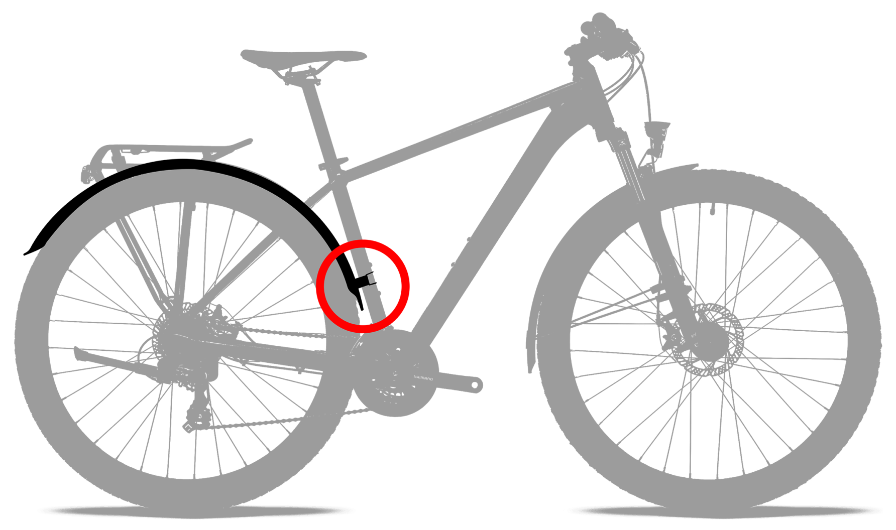 ACID 65 29" ST MOUNT 2.0 mudguard set