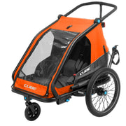 CUBE DOUBLE CMPT X ACTIONTEAM barnvagn - orange