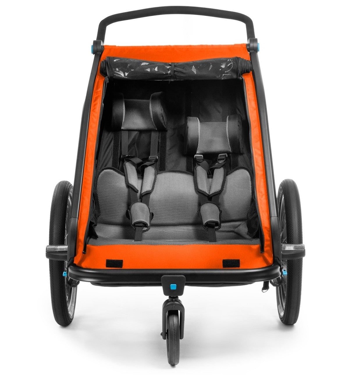 CUBE DOUBLE CMPT X ACTIONTEAM barnvagn - orange
