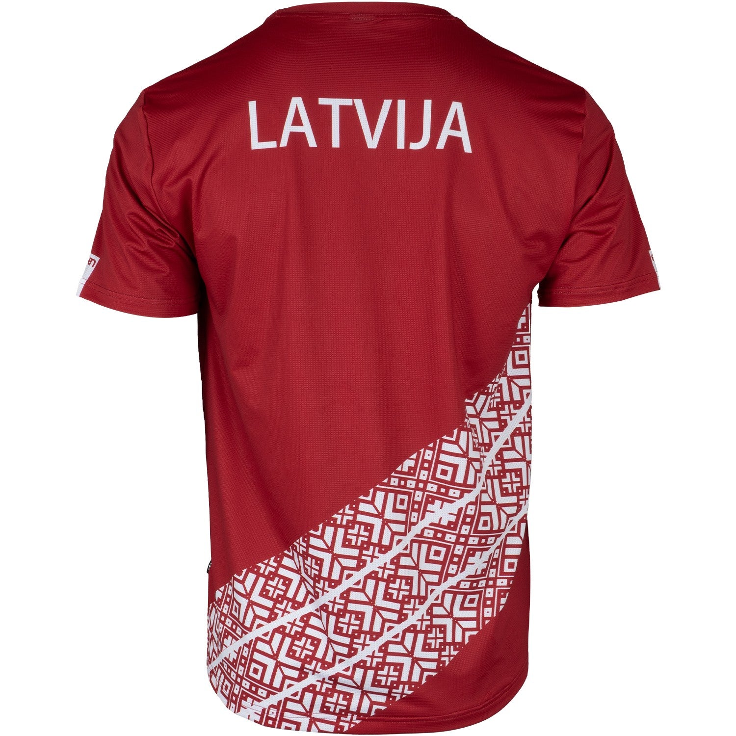 ELEVEN SPORTSWEAR kid's sports t-shirt LATVIA - red