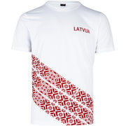 ELEVEN SPORTSWEAR kid's sports t-shirt LATVIA - white - ELEVEN SPORTSWEAR - Evelostore