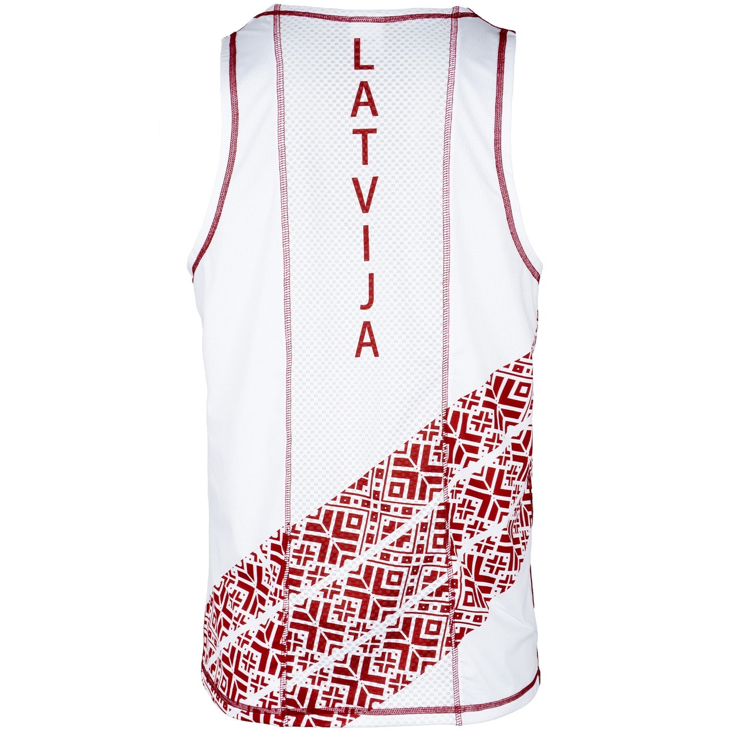 ELEVEN SPORTSWEAR Sport shirt LATVIJA white - ELEVEN SPORTSWEAR - Evelostore