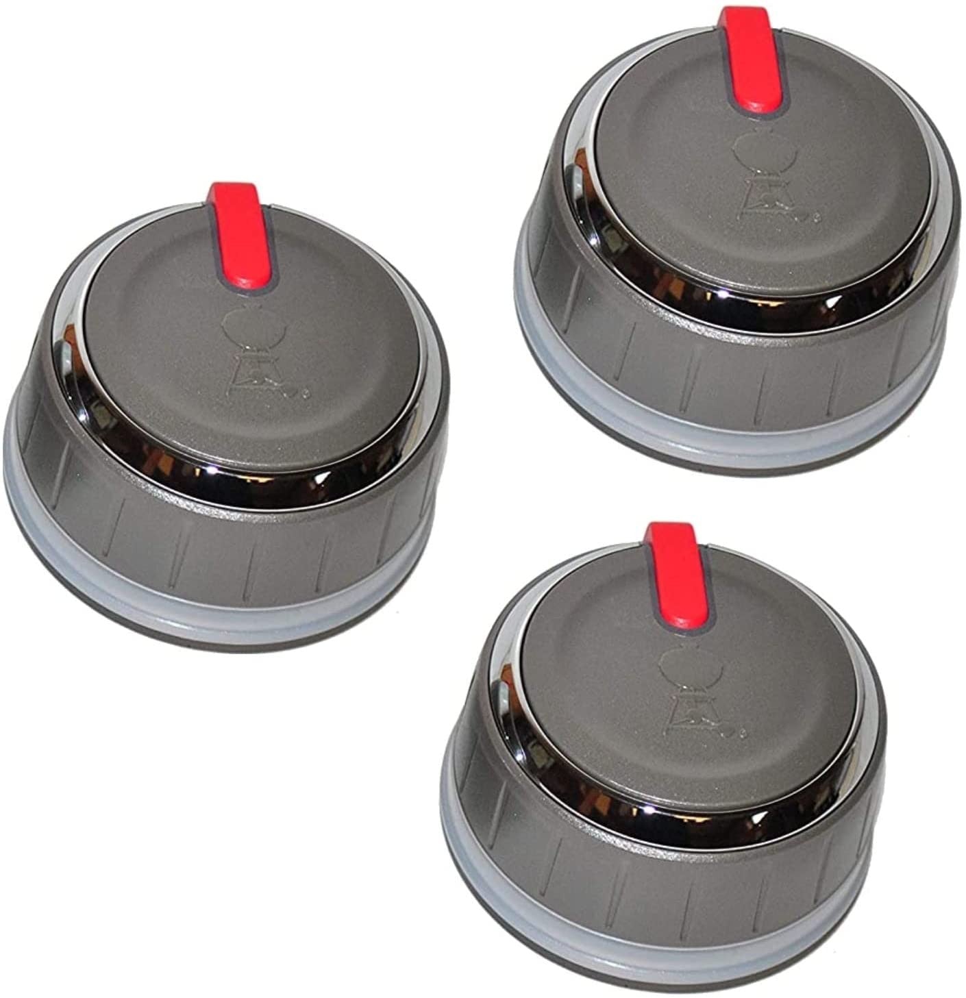 WEBER GENESIS II LX (3 gab) control knob kit 66753 - WEBER - Evelostore