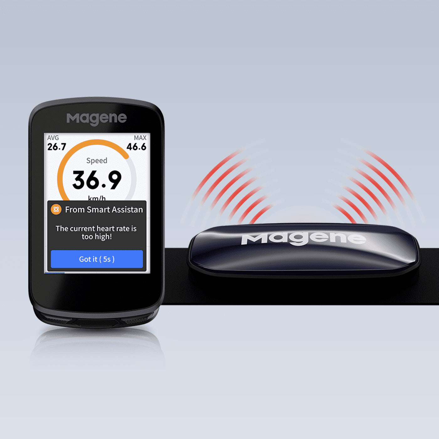 MAGENE H613 heart rate monitor - black - MAGENE - Evelostore