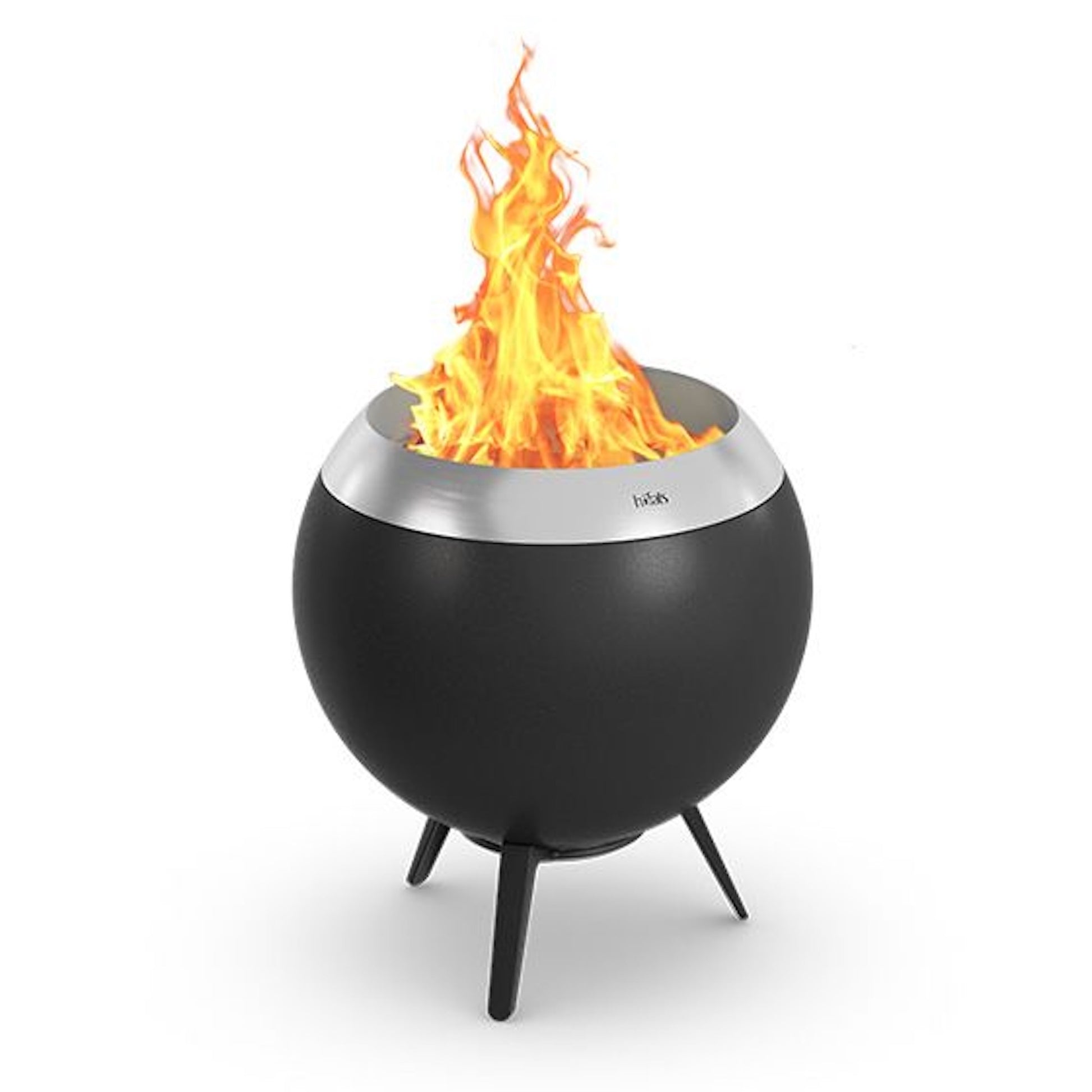 HOFATS MOON 45 fire basket with low foot - silver - HOFATS - Evelostore